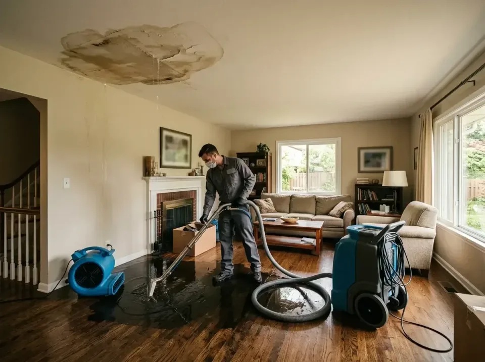 attic-pipe-burst-ceiling-drip-008 — frequently asked questions, Water Damage Restoration & Carpet Care in Dakota City, NE